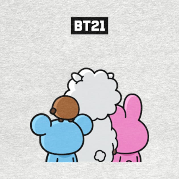 bt21 bts exclusive design 39 by Typography Dose